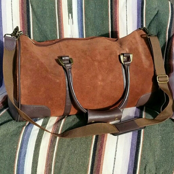 suede man bag